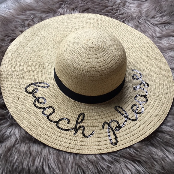 beach please floppy hat